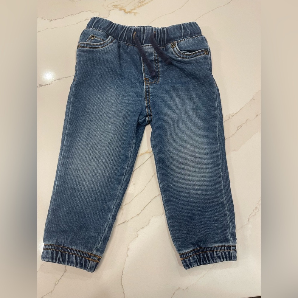 Carter's Blue Elastic Waist Baby Jeans